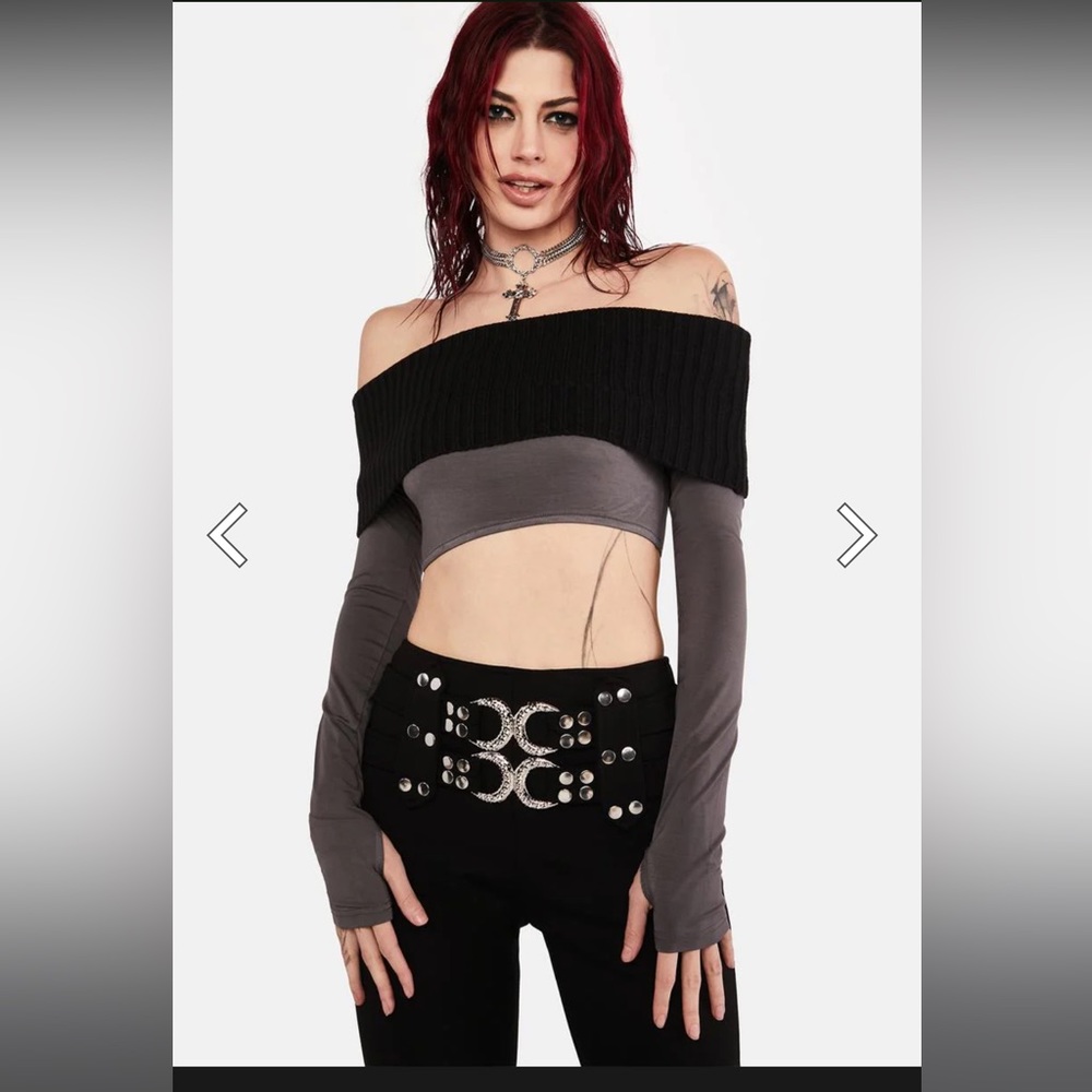 The Kript / Dolls Kill never worn NWT off shoulder top
